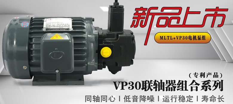 【新品上市】俊泰液壓VP30單聯(lián)變量葉片泵，聯(lián)軸器組合系列新創(chuàng)意！